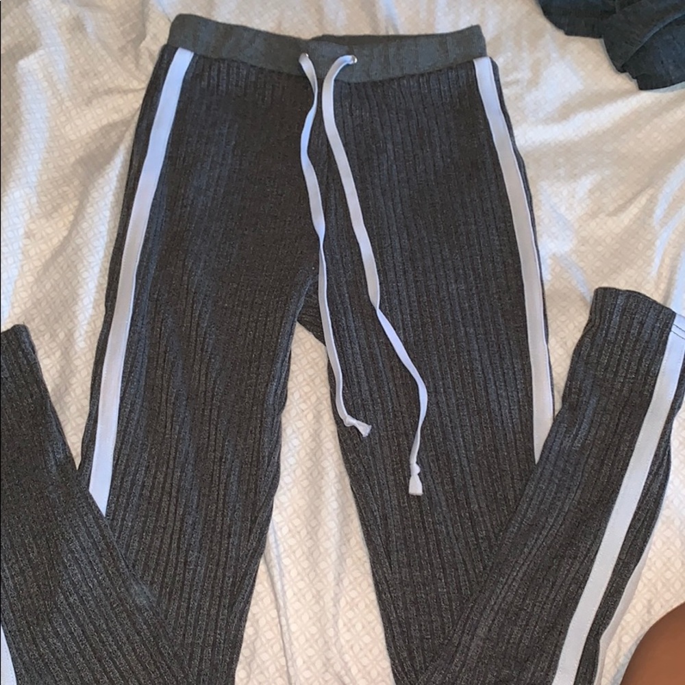 Ribbed leggings